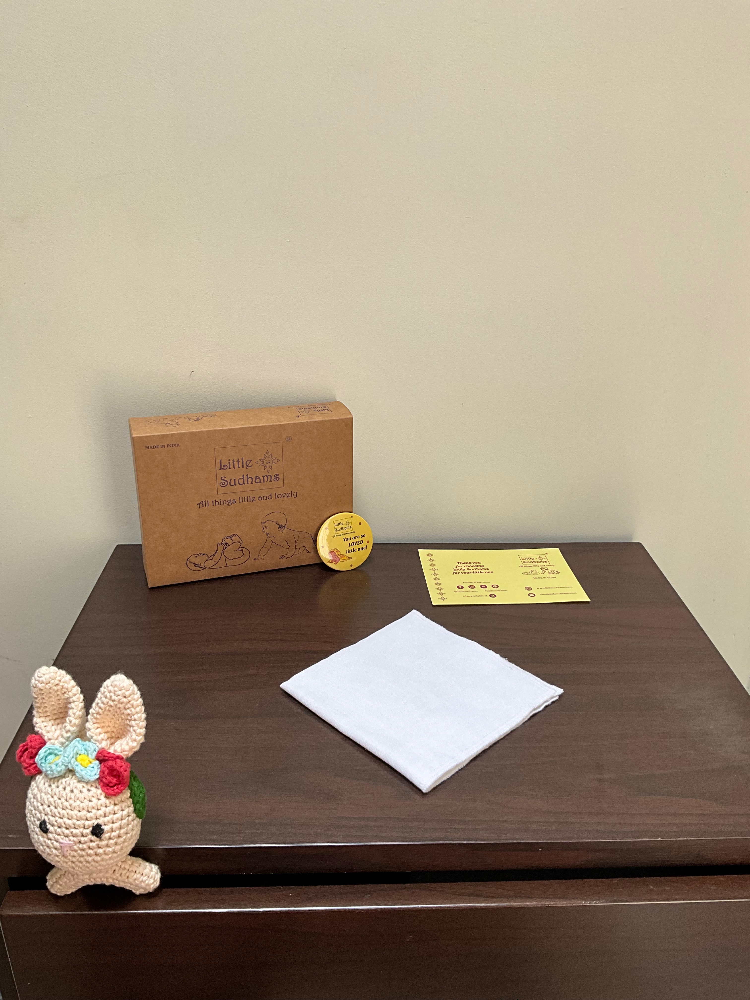 Muslin Cotton Newborn Baby Cap Set