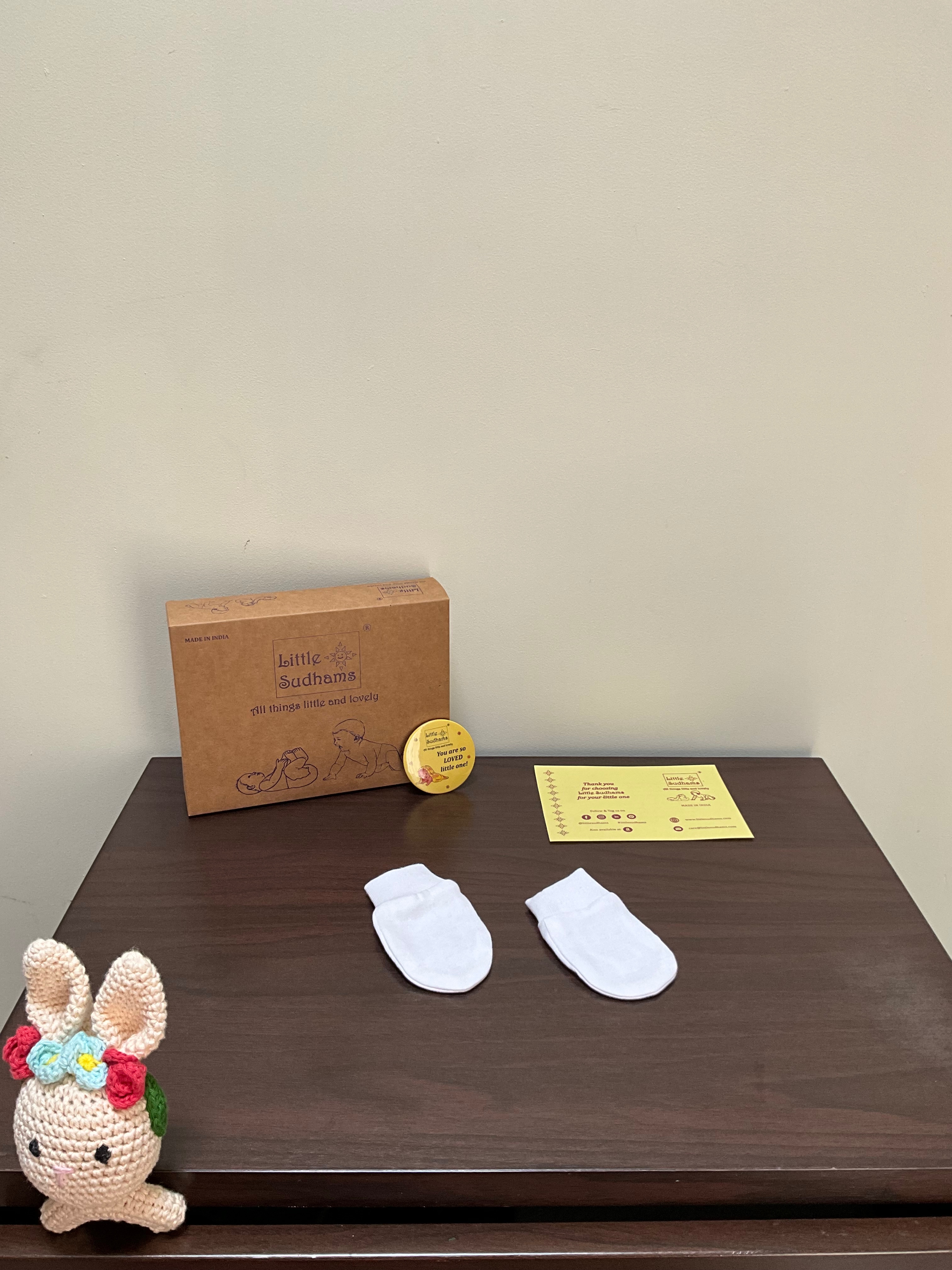 Muslin Cotton Newborn Baby Cap Set