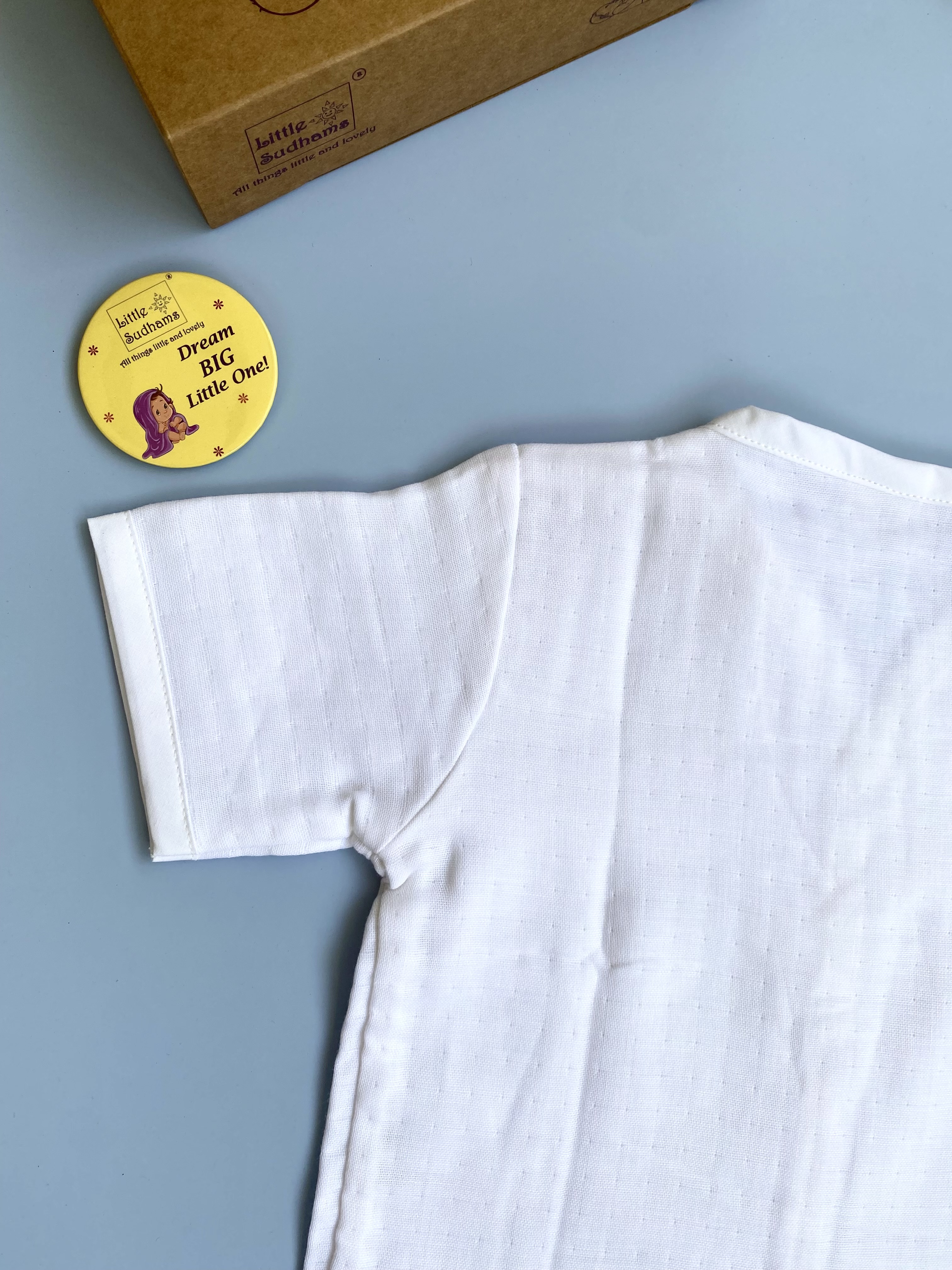 Muslin Cotton Short-Sleeve Set