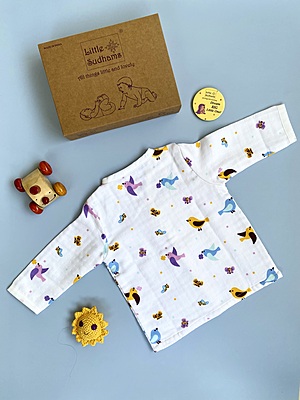 Muslin Cotton Full-Sleeve Set