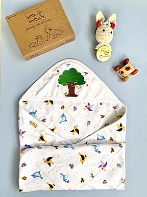 Muslin Cotton New-Born Baby Gift Set