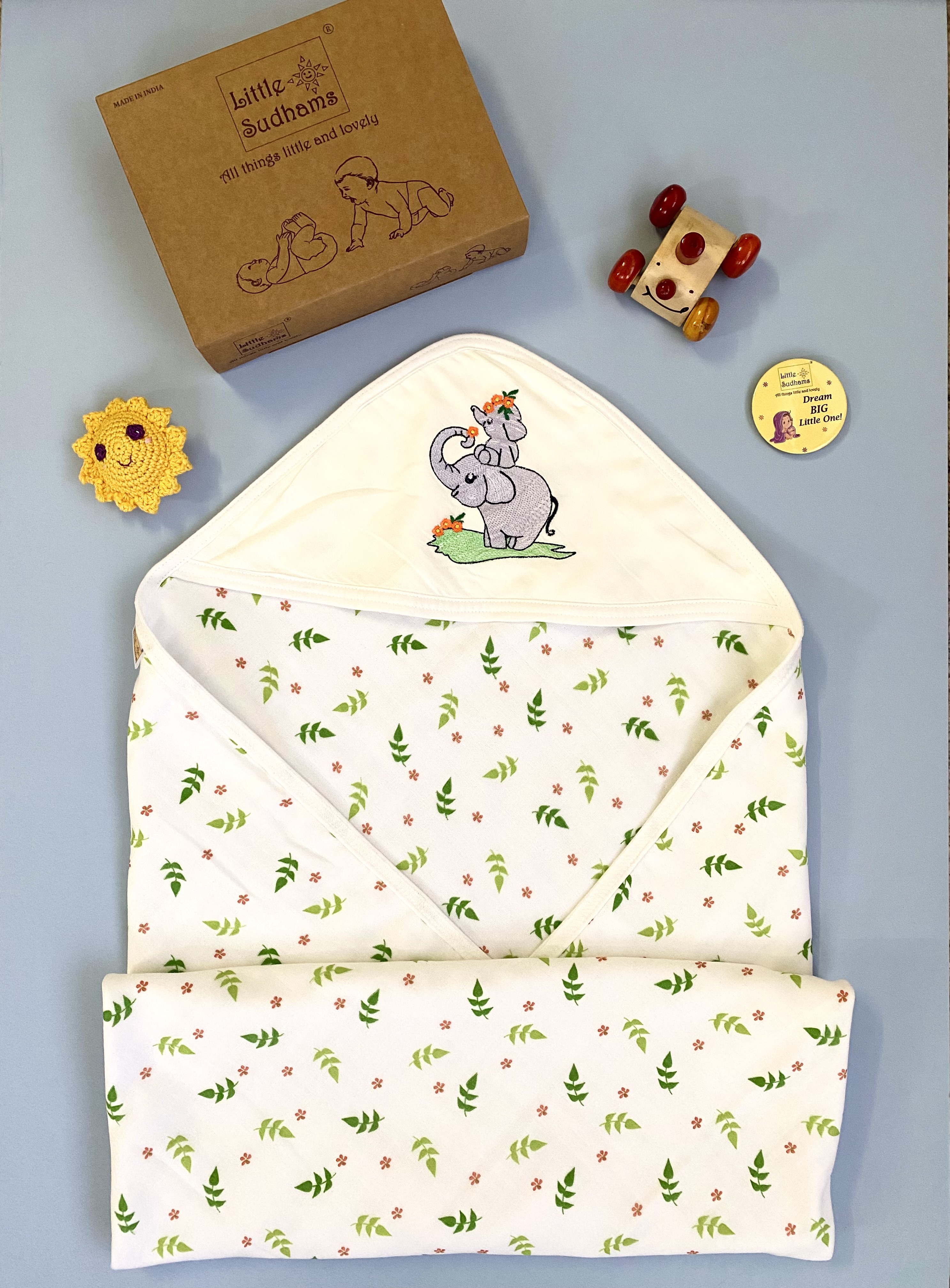 Muslin Cotton New-Born Baby Gift Set