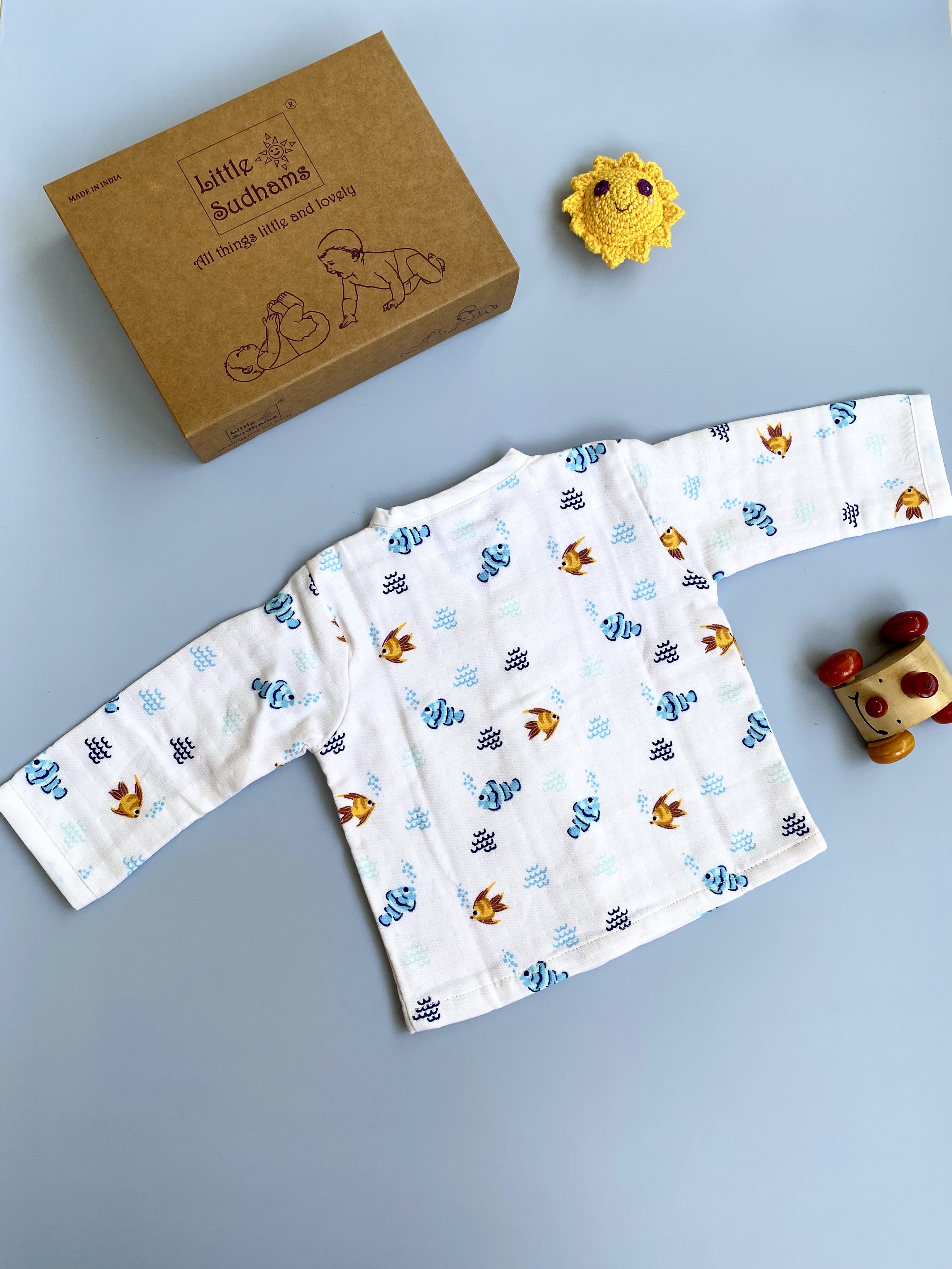 Muslin Cotton Full-Sleeve Set