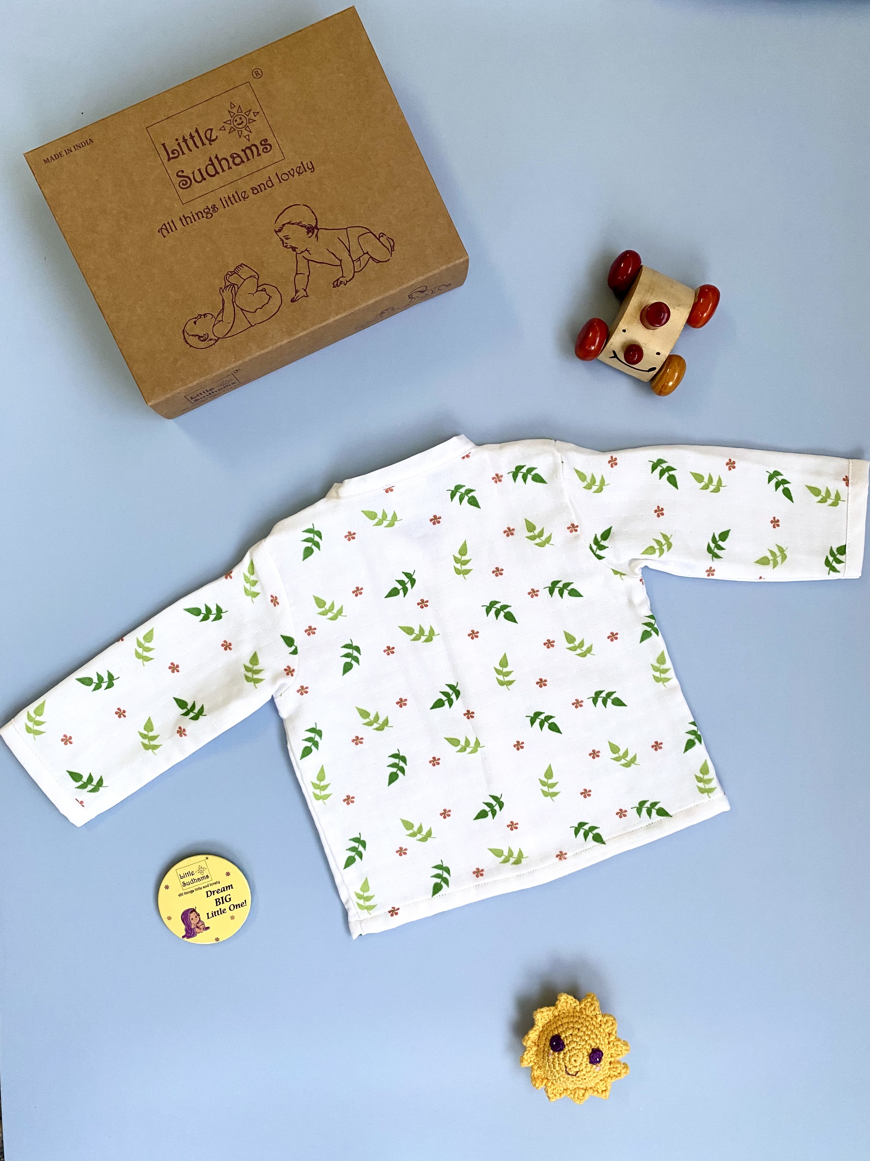 Muslin Cotton Full-Sleeve Set