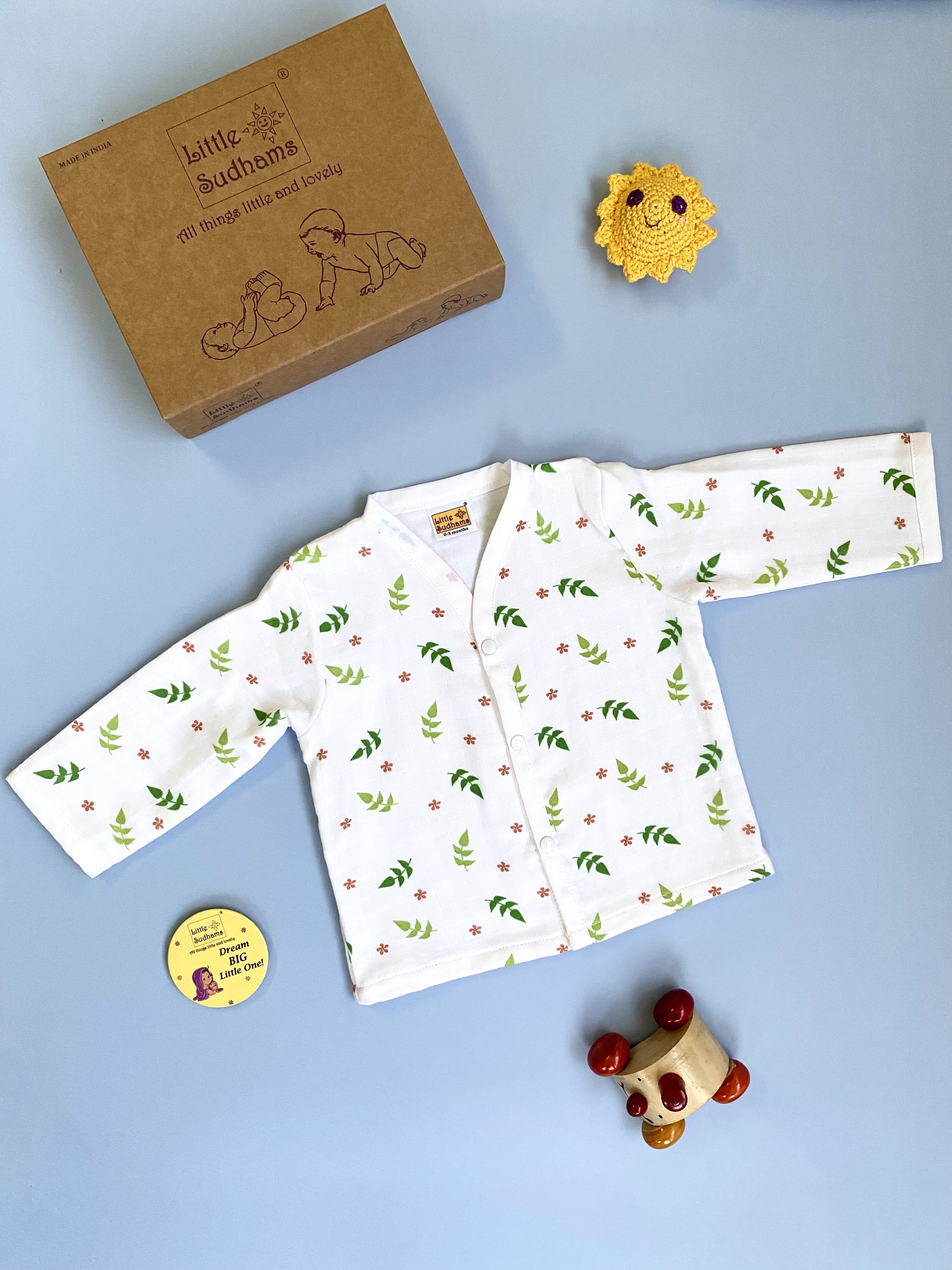 Muslin Cotton Full-Sleeve Set