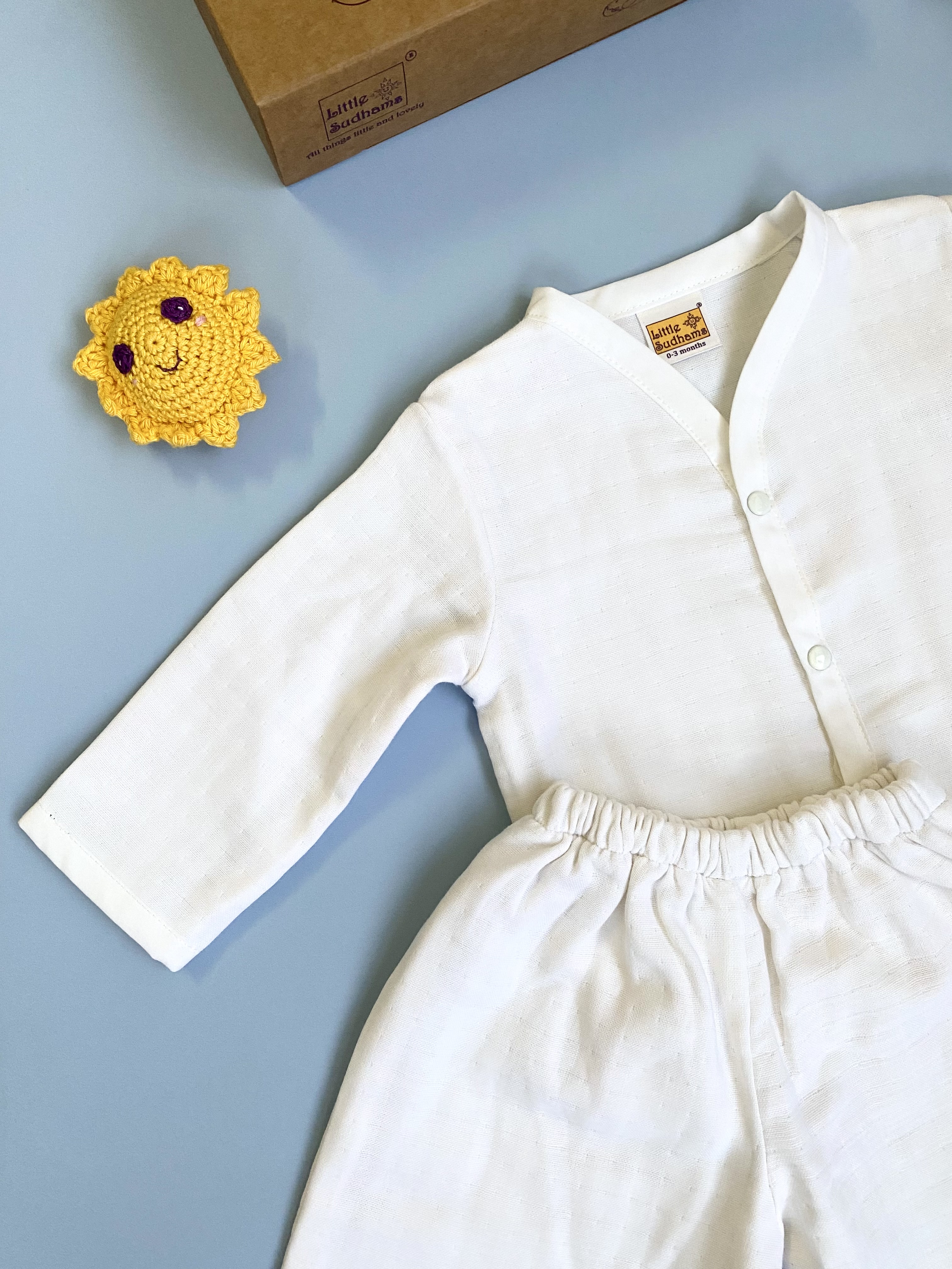 Muslin Cotton Full-Sleeve Set