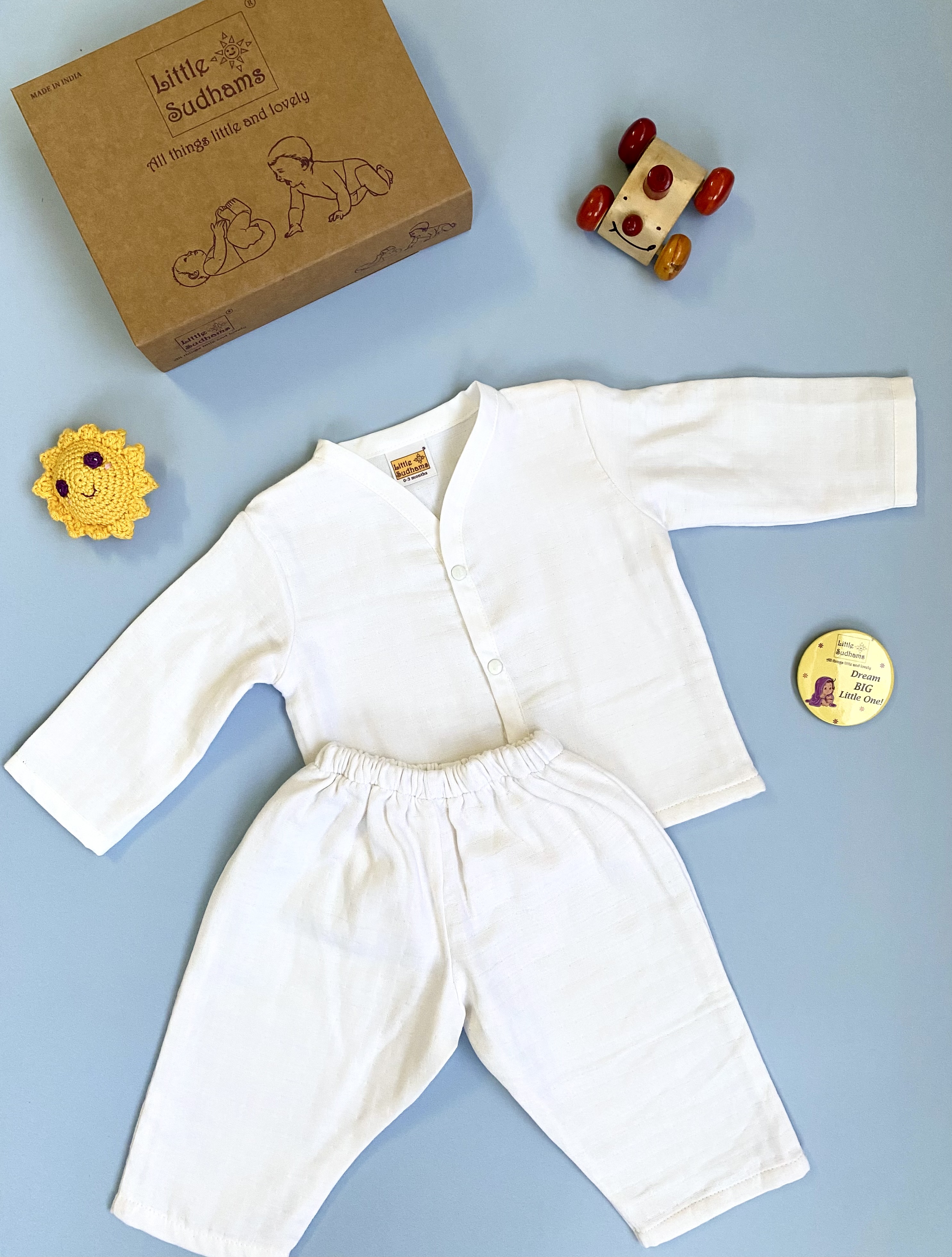Muslin Cotton Full-Sleeve Set