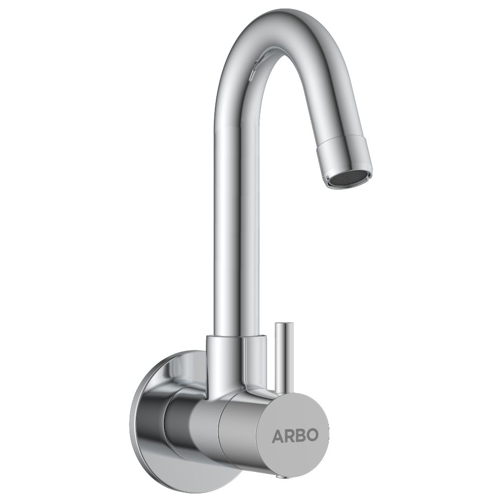 Lexus Sink Cock With Swinging Spout With Wall Flange (Wall Mounted Model)