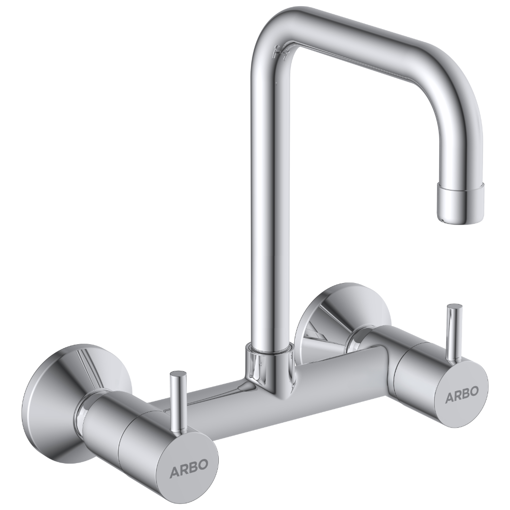 Lexus Sink Mixer With Swinging Spout With Connecting Legs With Wall Flange (Wall Mounted Model)