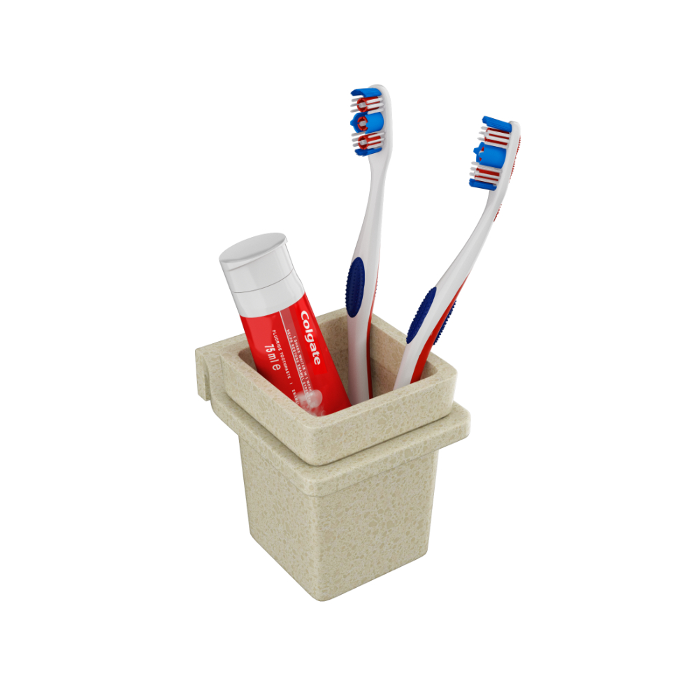 Lavish Square Glass With Holder