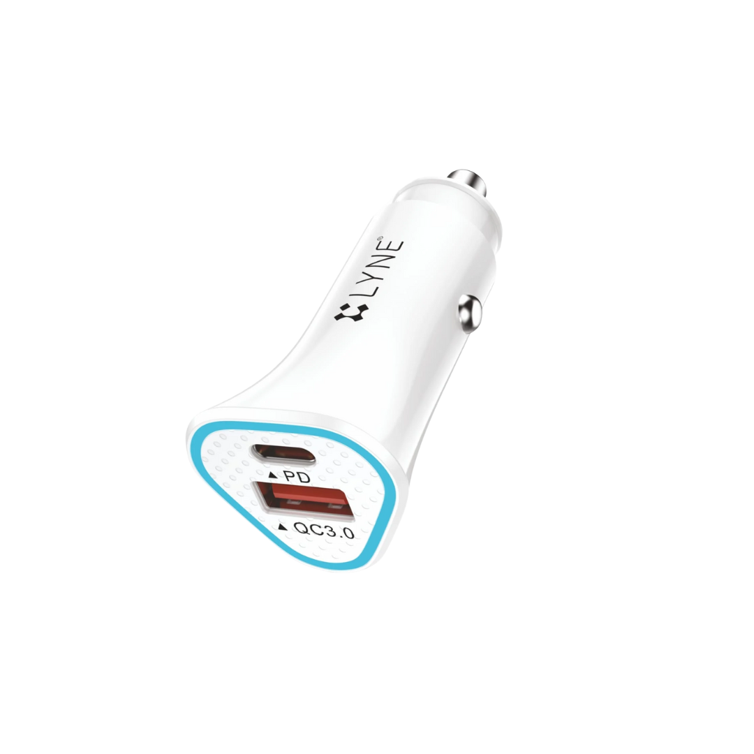 LYNE Piston 6 38W Output, PD + QC Port with Over Power Protection LYNE Piston 6 38W Output, PD + QC Port with Over Power Protection