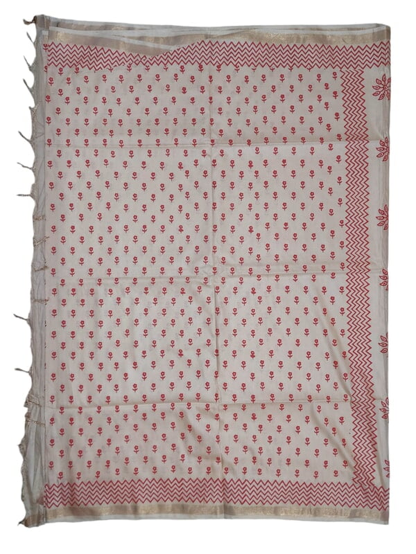 Lal Paar Durga Puja Bengali Katan Silk Saree for Women