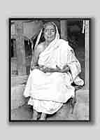 Holy Mother Sri Sarada Devi Photo - Sitting on Veranda Holy Mother Sri Sarada Devi Photo - Sitting on Veranda