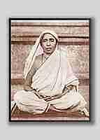 Holy Mother Sri Sarada Devi - Seated in Meditation Photo