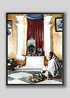 Holy Mother Sri Sarada Devi - Udbodhan Shrine Photo Holy Mother Sri Sarada Devi - Udbodhan Shrine Photo