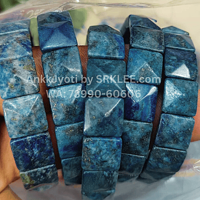 Lapis Lazuli Pyramid Bracelet