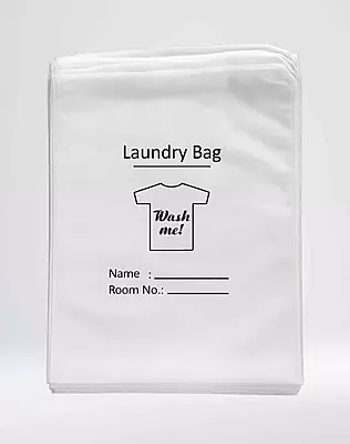 Disposable Laundry Bag - Non-Woven with String - Pack of 100
