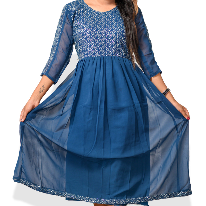 Laya Fox Navy Blue