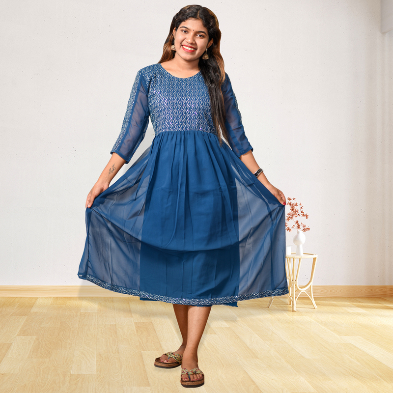 Laya Fox Navy Blue