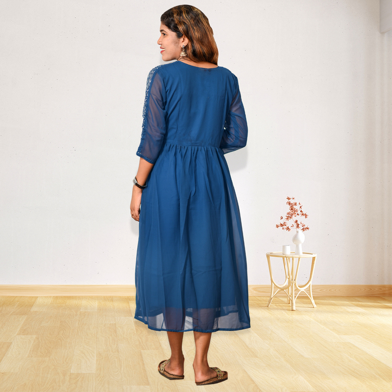 Laya Fox Navy Blue