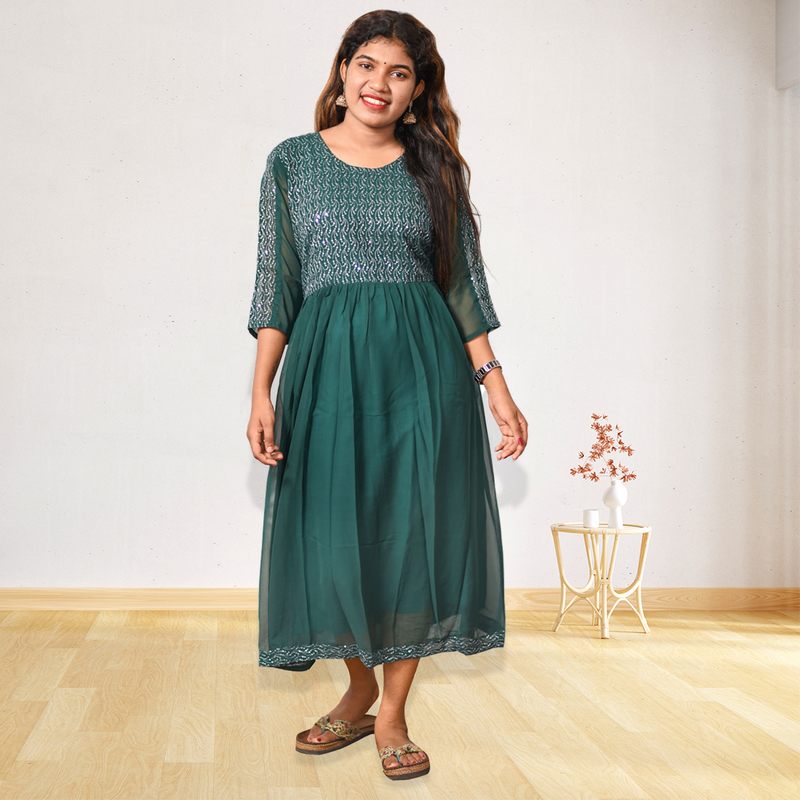 Laya Fox Teal Green