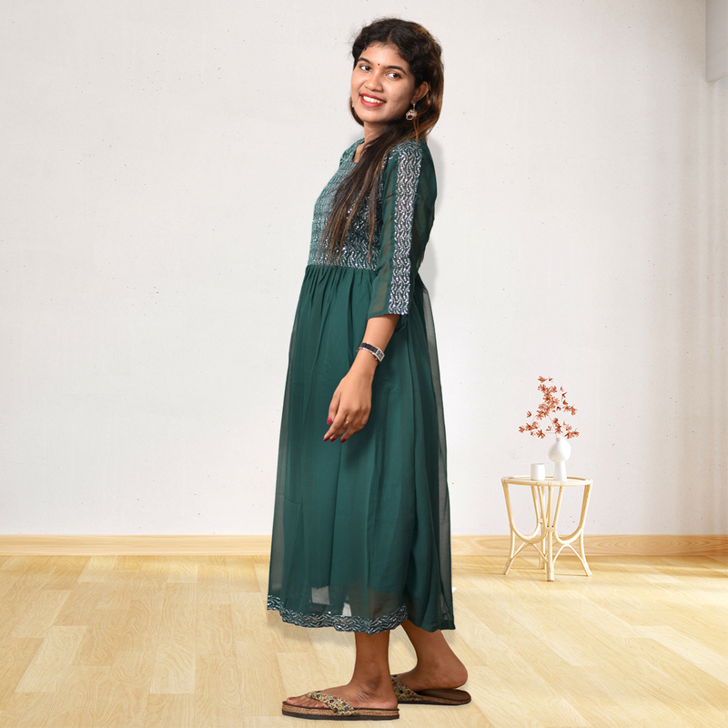 Laya Fox Teal Green