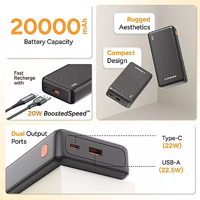 Ambrane Xtreme 20K Power Bank