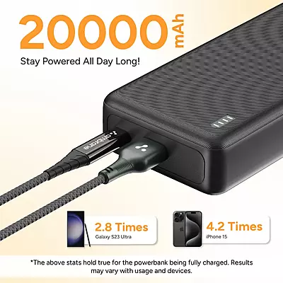 Ambrane Xtreme 20K Power Bank