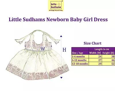 Newborn Baby Girl Dress 6117