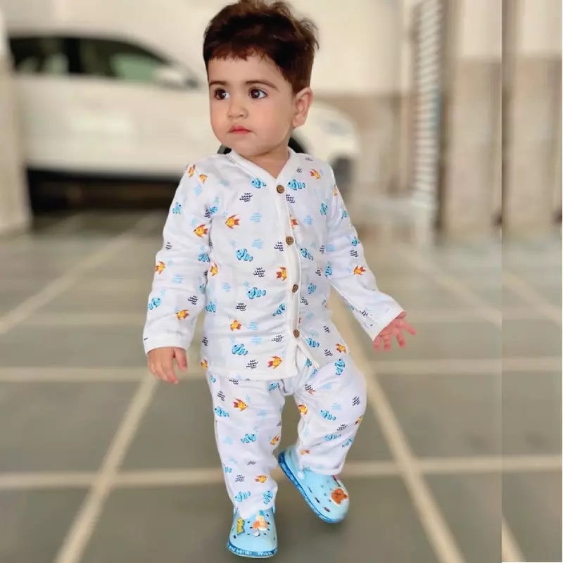 Muslin Cotton Full-Sleeve Set