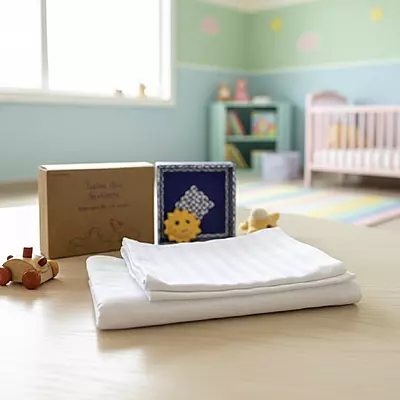 Striped Satin Kids Bed Sheet Set