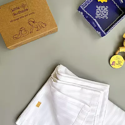 Striped Satin Kids Bed Sheet Set