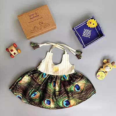 Newborn Baby Girl Dress 6124