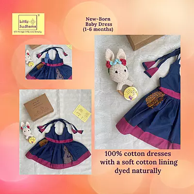 Newborn Baby Girl Dress 1128