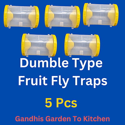5pcs పండు ఈగ బుట్టలు | Fruit fly traps for veg and fruit gardens dumble type