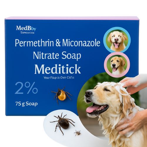 MediTick Medicated Soap โ Powerful Protection Against Ticks and Fleas (75g) MediTick Medicated Soap โ Powerful Protection Against Ticks and Fleas (75g)
