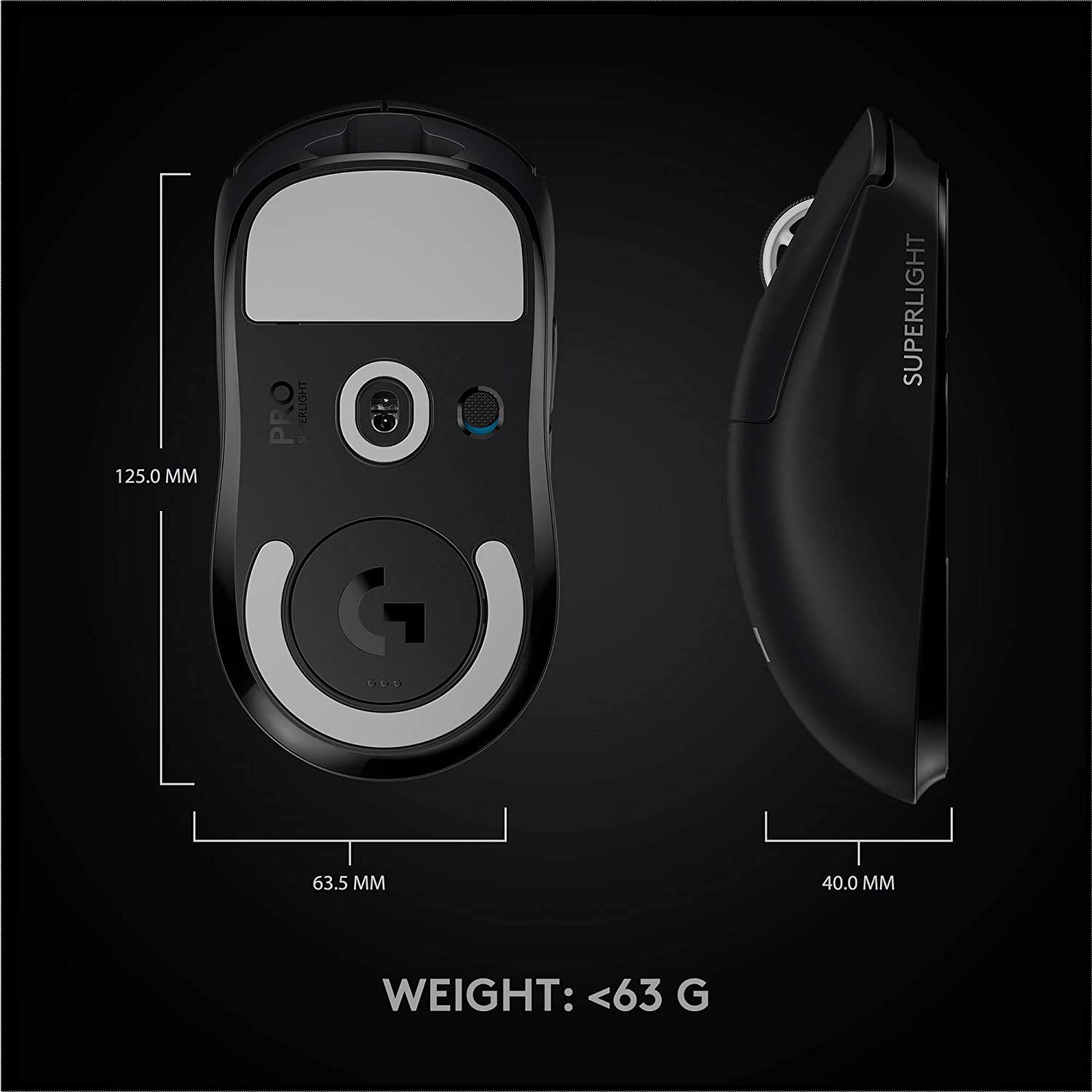 LOGITECH SUPERLIGHT WIRELESS MOUSE PRO X LOGITECH SUPERLIGHT WIRELESS MOUSE PRO X