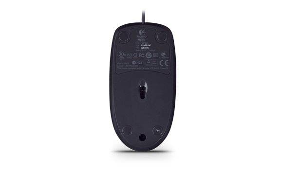 Logitech M90 Wired USB Mouse, 3 yr Warranty, 1000 DPI Optical Tracking, Ambidextrous   |Black