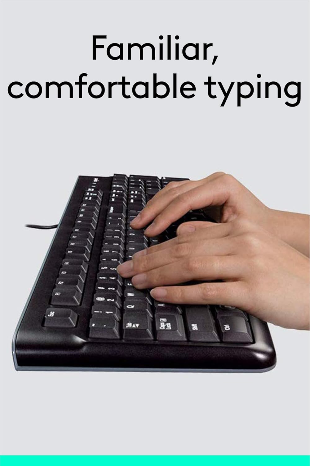 Logitech MK120 Wired USB Keyboard and Mouse Set for Windows, Optical Wired Mouse, Full-Size Keyboard, USB Plug-and-Play, Compatible for PC, Laptop - Black Logitech MK120 Wired USB Keyboard and Mouse Set for Windows, Optical Wired Mouse, Full-Size Keyboard, USB Plug-and-Play, Compatible for PC, Laptop - Black
