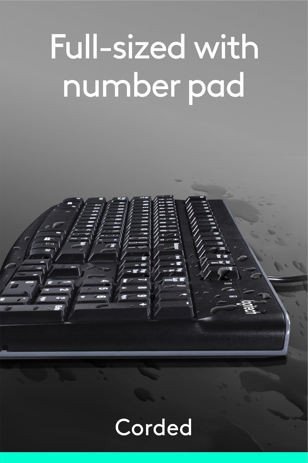 Logitech MK120 Wired USB Keyboard and Mouse Set for Windows, Optical Wired Mouse, Full-Size Keyboard, USB Plug-and-Play, Compatible for PC, Laptop - Black Logitech MK120 Wired USB Keyboard and Mouse Set for Windows, Optical Wired Mouse, Full-Size Keyboard, USB Plug-and-Play, Compatible for PC, Laptop - Black