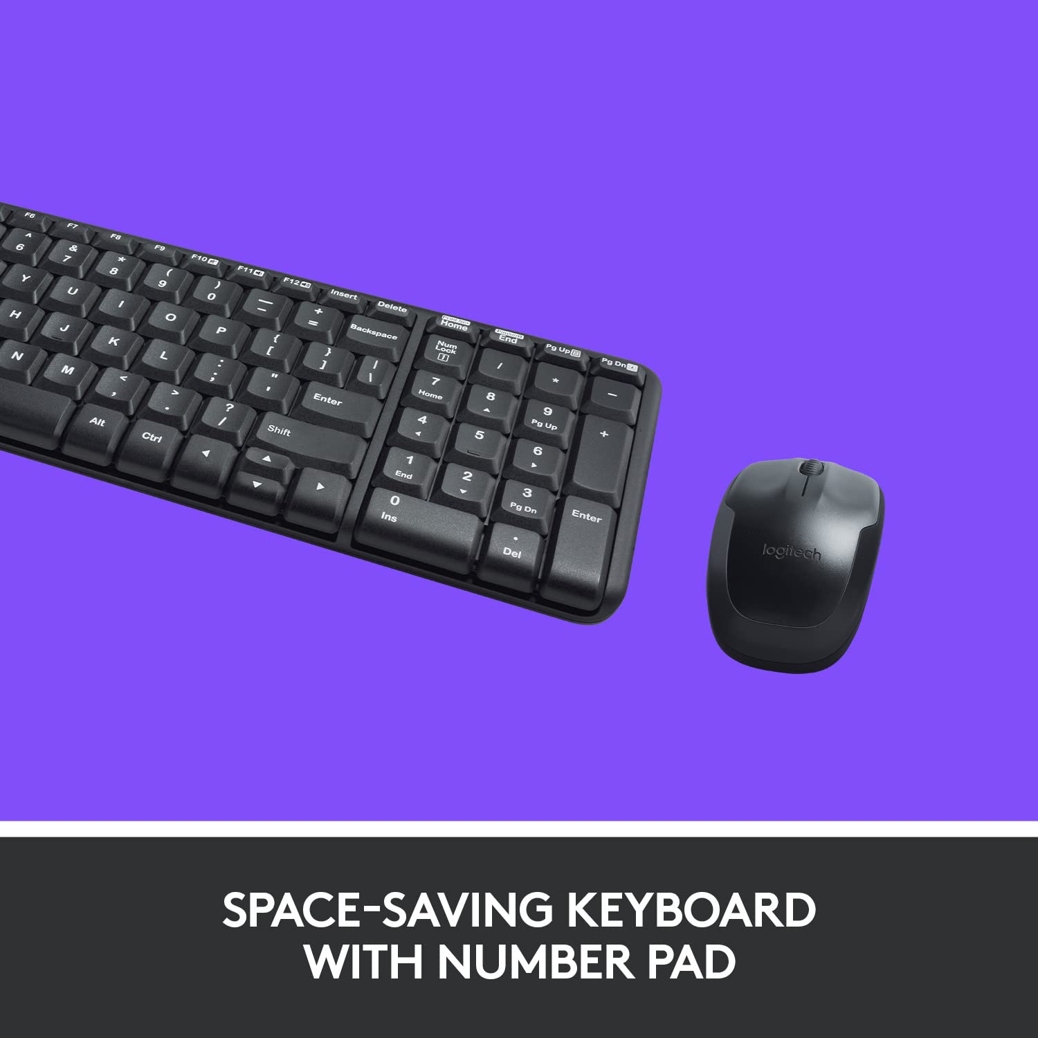 Logitech MK220 Wireless Keyboard and Mouse Combo for Windows, 2.4 GHz Wireless with Unifying USB-Receiver Logitech MK220 Wireless Keyboard and Mouse Combo for Windows, 2.4 GHz Wireless with Unifying USB-Receiver