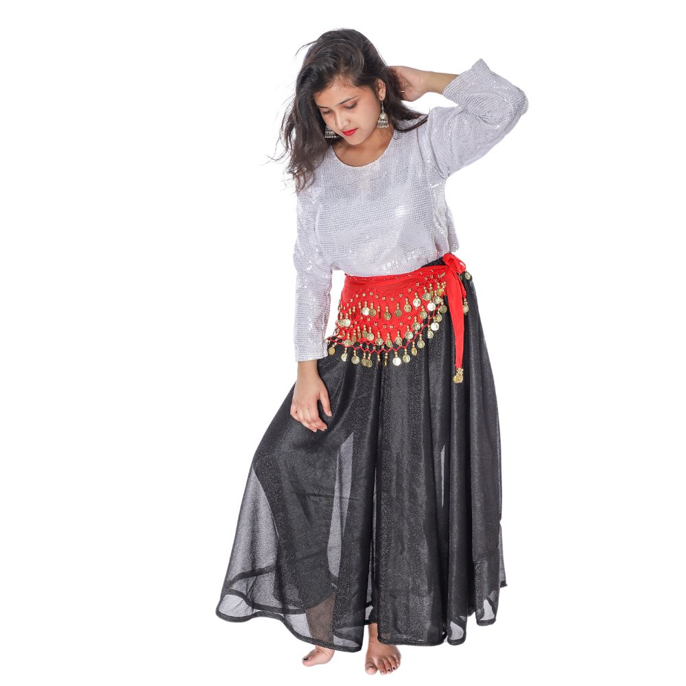 Western Dance Long Skirt Top Fancy Dress