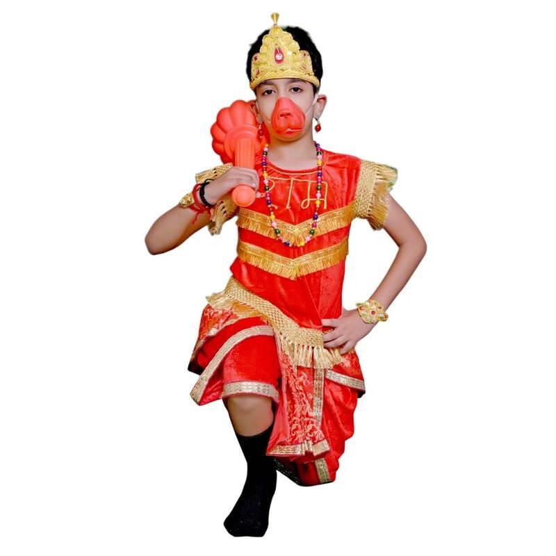 Lord Hanuman Fancy Dress Custome Red