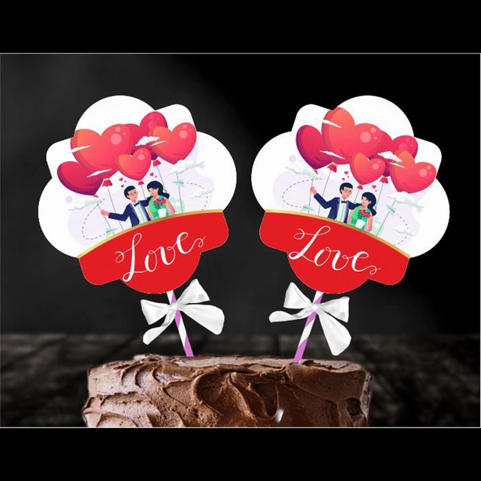 Love Couple Topper(Pack of 2) Love Couple Topper(Pack of 2)