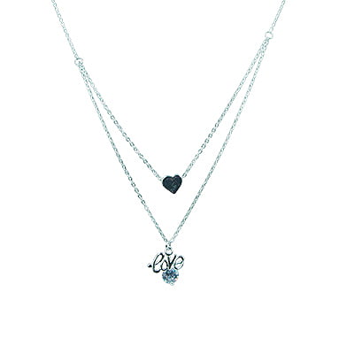Layered Chain - Love Text Layered Chain - Love Text