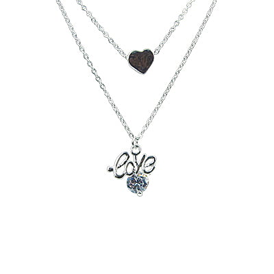 Layered Chain - Love Text Layered Chain - Love Text