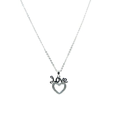 Single Layered Chain - Love Text 1 Single Layered Chain - Love Text 1