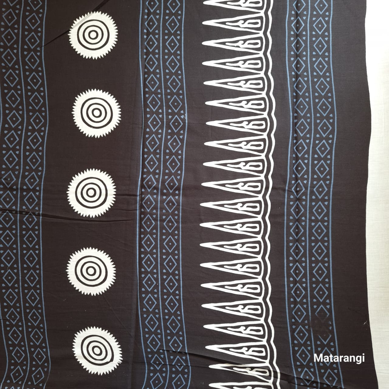 Black Block Printed MulMul Cotton Saree Black Block Printed MulMul Cotton Saree