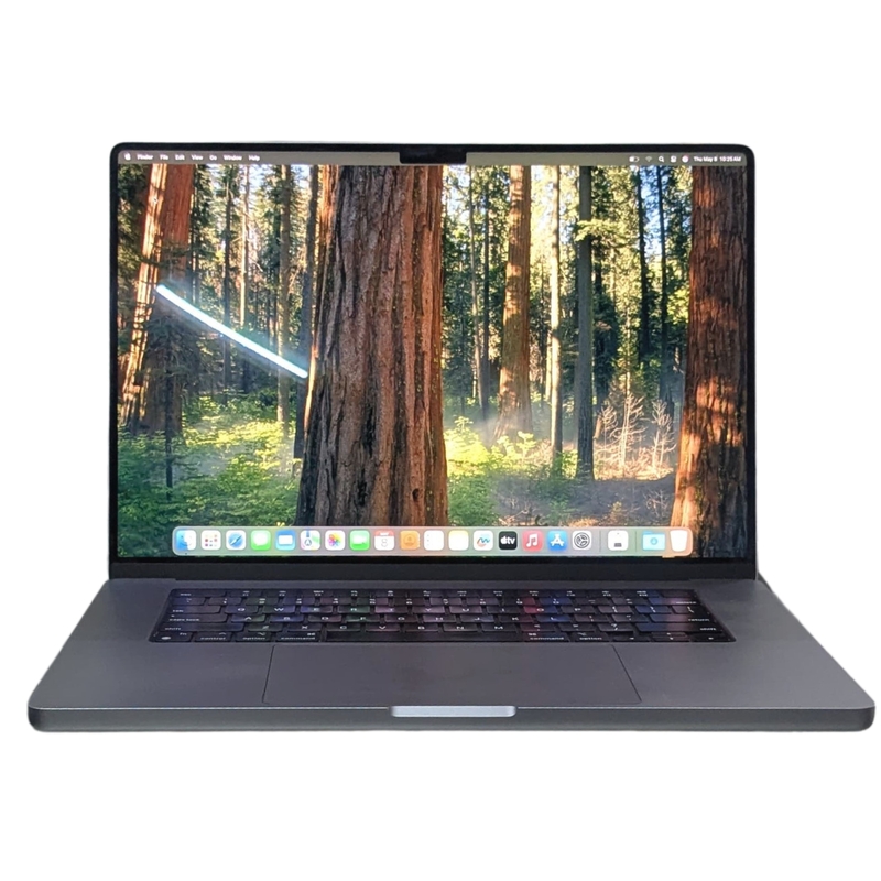 Refurbished Apple Macbook Pro A2485 16” (2021) M1 Pro Chip 32 GB RAM  512 GB SSD Space Gray-32 GB RAM