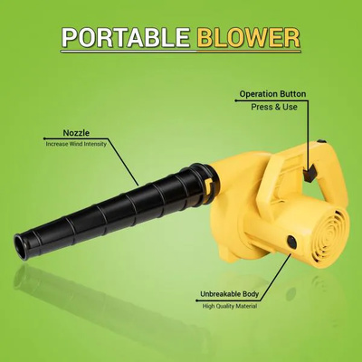 Air Blower 550W (Wind) Cum Dust Cleaner for AC/Home/PC, 15000 RPM Low Noise (Yellow) Air Blower 550W (Wind) Cum Dust Cleaner for AC/Home/PC, 15000 RPM Low Noise (Yellow)